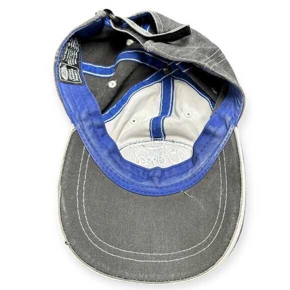 FORD Gray Distressed Adjustable Baseball Cap Official Licensed Product - Picture 2 of 3